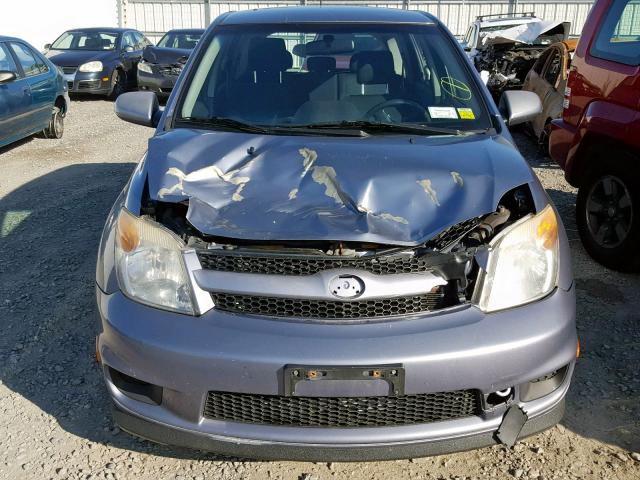 JTKKT624365015504 - 2006 TOYOTA SCION XA GRAY photo 9