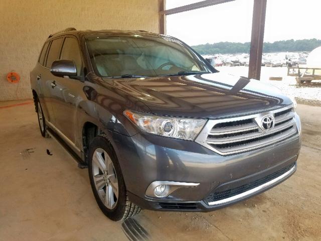 5TDYK3EH6DS094322 - 2013 TOYOTA HIGHLANDER GRAY photo 1