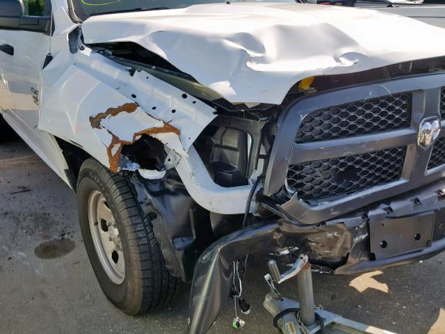 1C6RR6FG0KS545974 - 2019 RAM 1500 CLASS WHITE photo 9