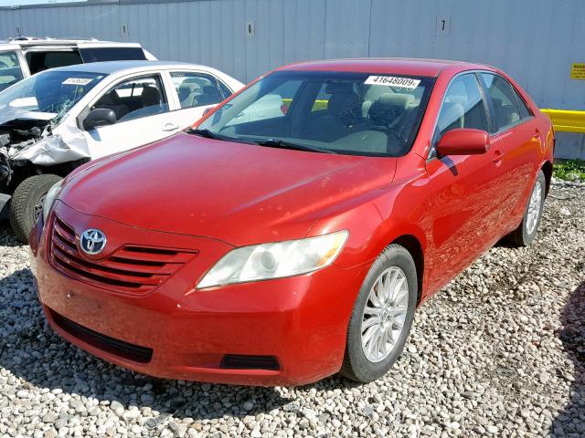 4T1BE46K97U041154 - 2007 TOYOTA CAMRY NEW RED photo 2