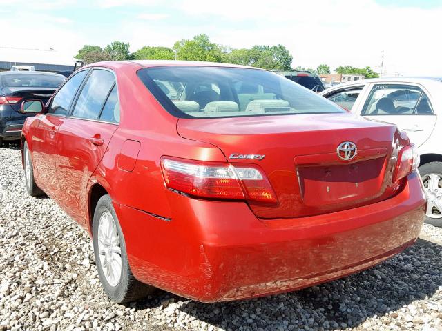 4T1BE46K97U041154 - 2007 TOYOTA CAMRY NEW RED photo 3