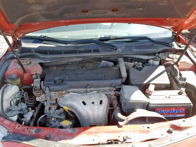 4T1BE46K97U041154 - 2007 TOYOTA CAMRY NEW RED photo 7