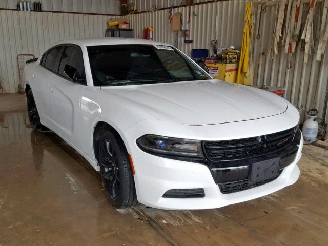 2C3CDXBG3JH186428 - 2018 DODGE CHARGER SX WHITE photo 1