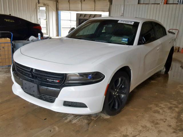 2C3CDXBG3JH186428 - 2018 DODGE CHARGER SX WHITE photo 2