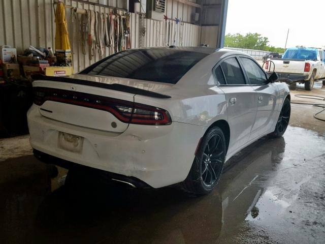 2C3CDXBG3JH186428 - 2018 DODGE CHARGER SX WHITE photo 4