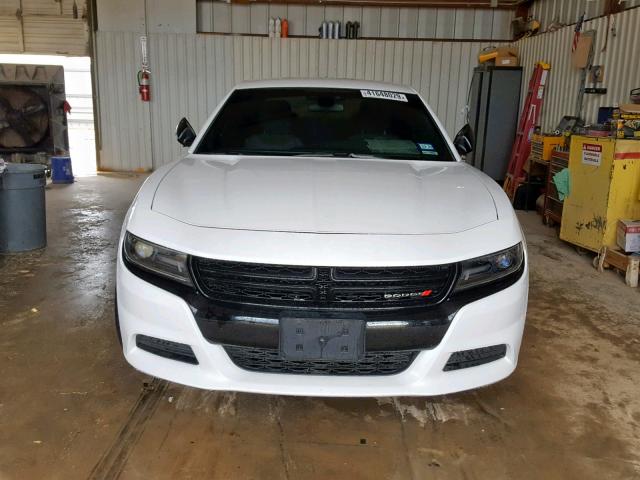 2C3CDXBG3JH186428 - 2018 DODGE CHARGER SX WHITE photo 9