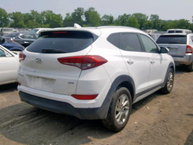 KM8J3CA43JU679363 - 2018 HYUNDAI TUCSON SEL WHITE photo 4