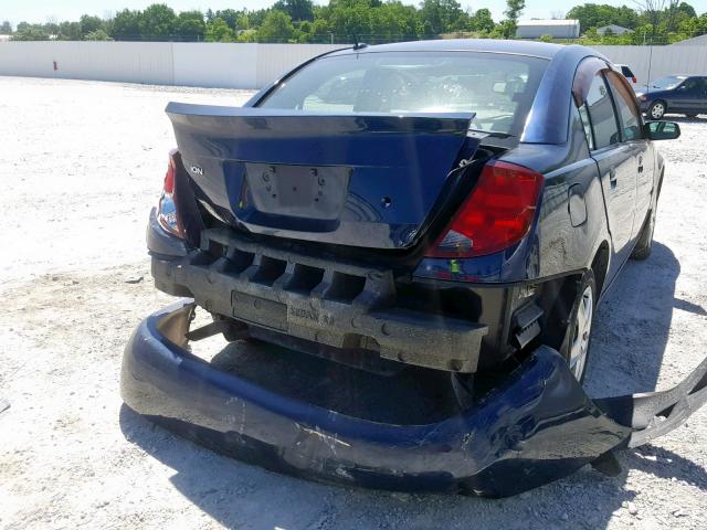 1G8AJ55F17Z197157 - 2007 SATURN ION LEVEL BLUE photo 9