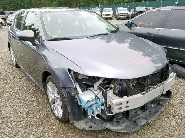 JTHKD5BH2E2206492 - 2014 LEXUS CT 200 GRAY photo 1