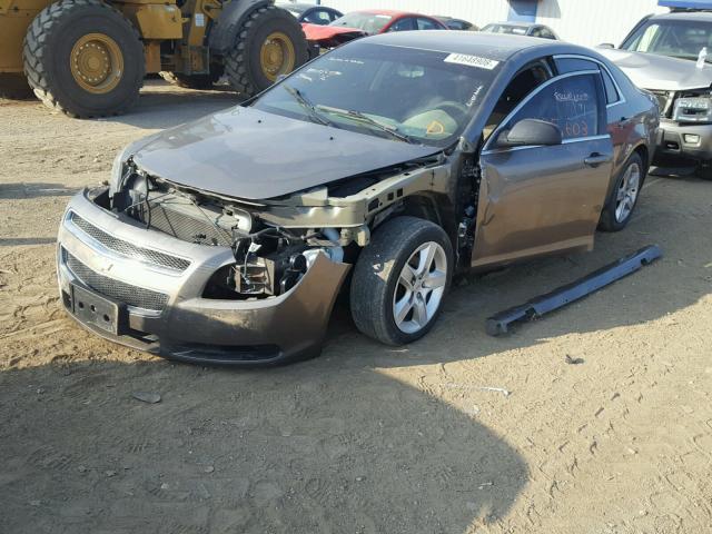 1G1ZA5EU1CF211182 - 2012 CHEVROLET MALIBU LS ყავისფერი ფოტო 2