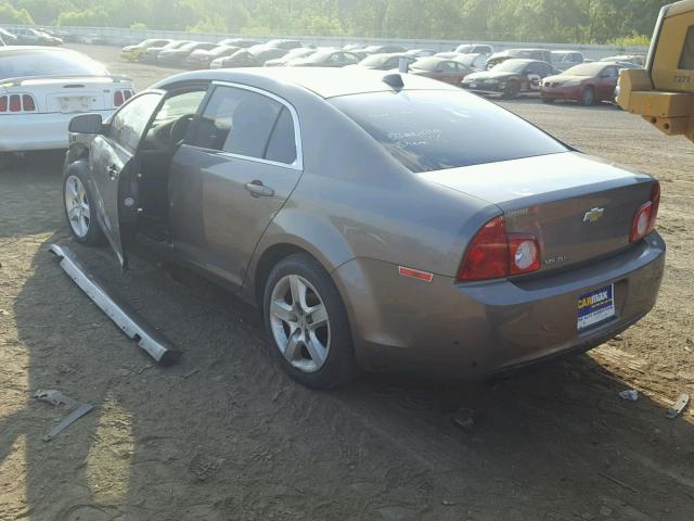 1G1ZA5EU1CF211182 - 2012 CHEVROLET MALIBU LS ყავისფერი ფოტო 3