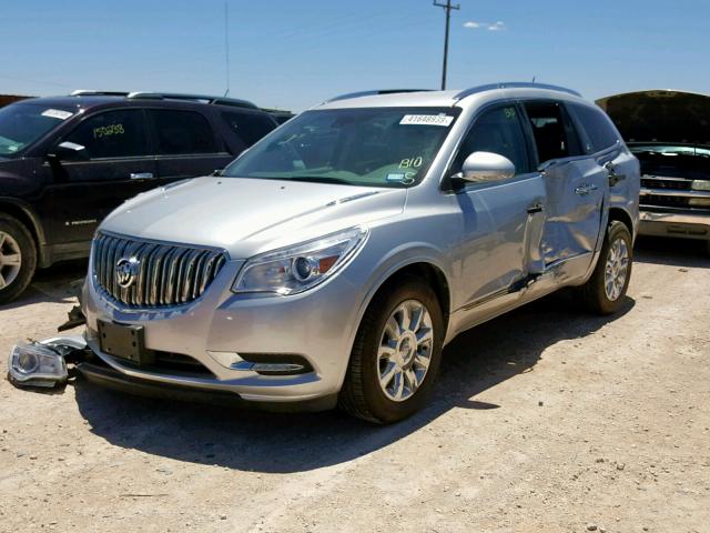 5GAKRCKD9EJ164432 - 2014 BUICK ENCLAVE SILVER photo 2