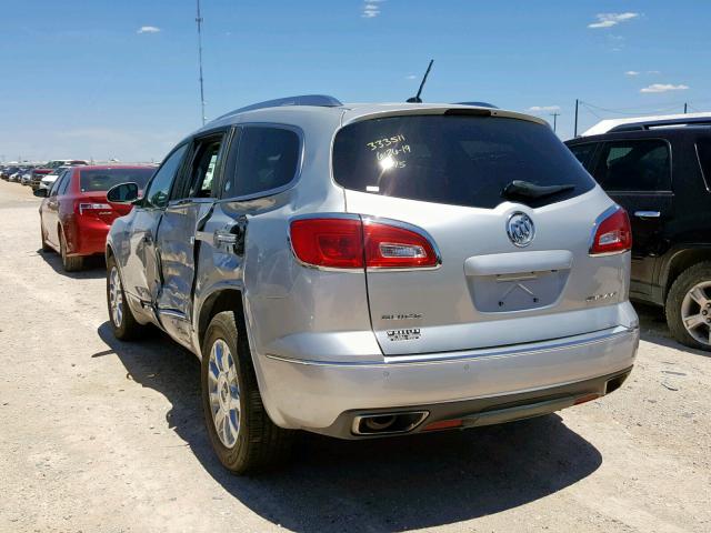 5GAKRCKD9EJ164432 - 2014 BUICK ENCLAVE SILVER photo 3