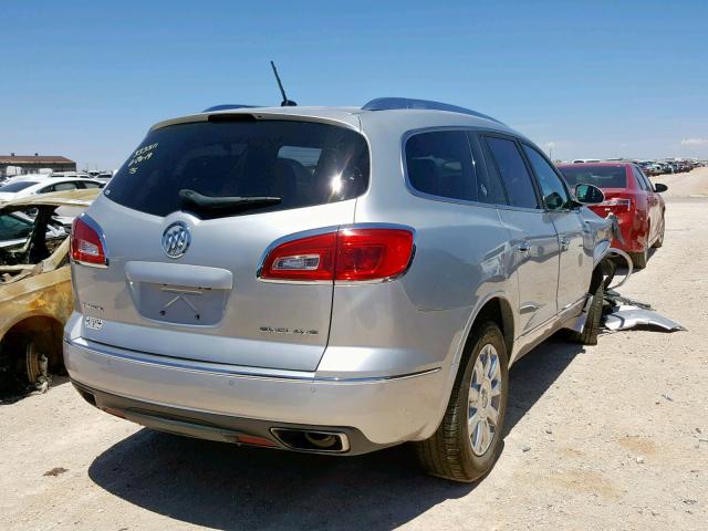 5GAKRCKD9EJ164432 - 2014 BUICK ENCLAVE SILVER photo 4