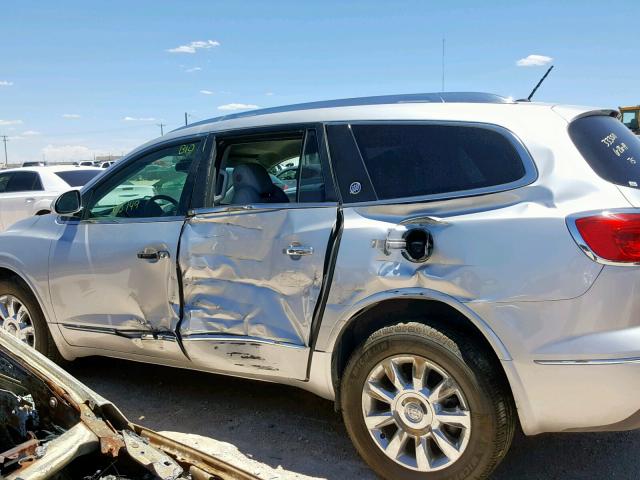 5GAKRCKD9EJ164432 - 2014 BUICK ENCLAVE SILVER photo 9