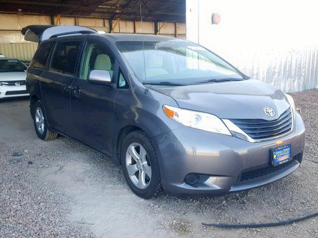 5TDKK3DC7ES505627 - 2014 TOYOTA SIENNA LE CHARCOAL photo 1