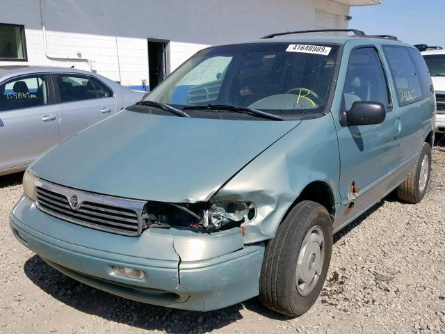 4M2DV11W7TDJ12412 - 1996 MERCURY VILLAGER GREEN photo 2