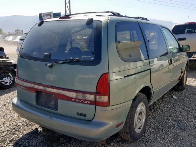 4M2DV11W7TDJ12412 - 1996 MERCURY VILLAGER GREEN photo 4