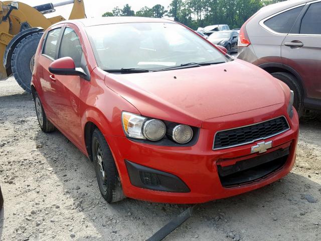 1G1JA6SH9D4179492 - 2013 CHEVROLET SONIC LS 红色 照片 1