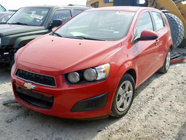 1G1JA6SH9D4179492 - 2013 CHEVROLET SONIC LS 红色 照片 2