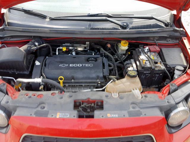 1G1JA6SH9D4179492 - 2013 CHEVROLET SONIC LS 红色 照片 7