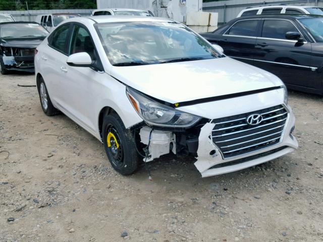 3KPC24A33KE040896 - 2019 HYUNDAI ACCENT SE WHITE photo 1