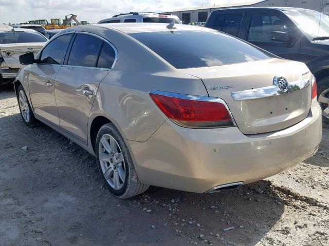 1G4GF5E31CF173584 - 2012 BUICK LACROSSE P TAN photo 3