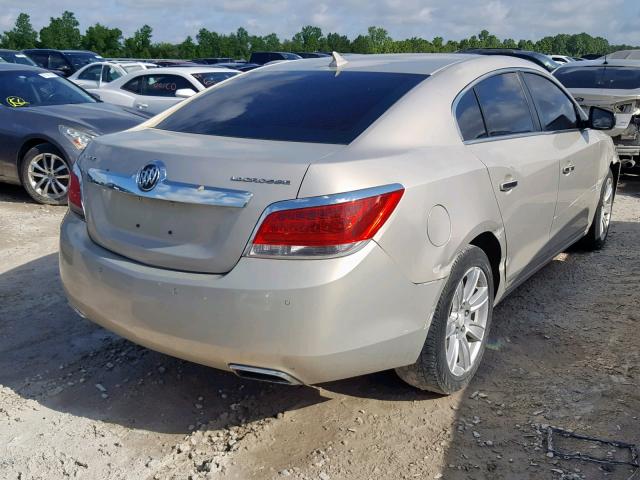 1G4GF5E31CF173584 - 2012 BUICK LACROSSE P TAN photo 4