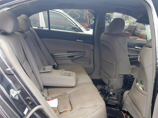 1HGCP36889A040066 - 2009 HONDA ACCORD EXL GRAY photo 6