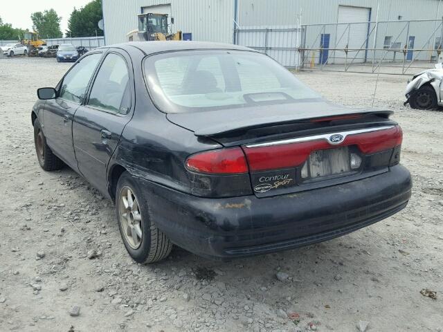 1FALP6532WK177263 - 1998 FORD CONTOUR BA BLACK photo 3