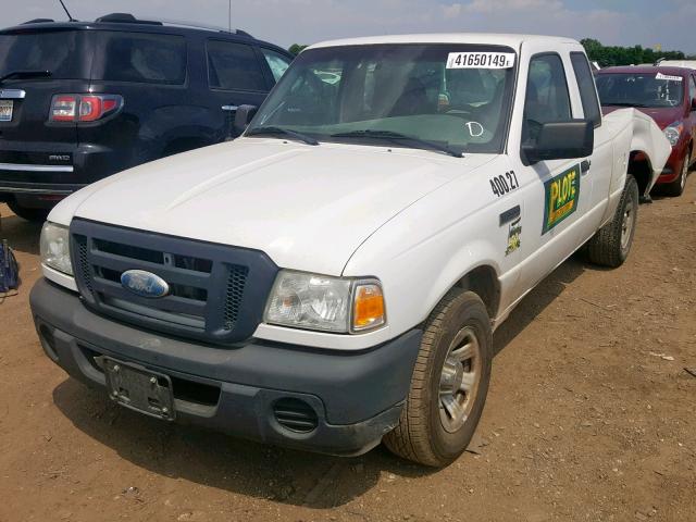 1FTYR14D89PA16527 - 2009 FORD RANGER SUP WHITE photo 2