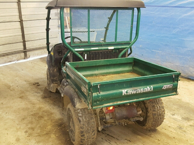 JK1AFFA127B525903 - 2007 KAWASAKI MULE 4X4 GREEN photo 3