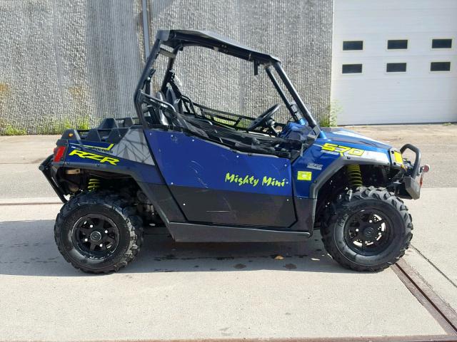 3NSVHE576JE365355 - 2018 POLARIS RZR 570 EP BLUE photo 1