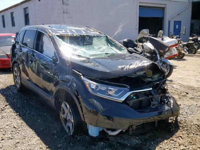 5J6RW2H80KL012091 - 2019 HONDA CR-V EXL BLACK photo 1