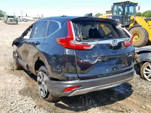 5J6RW2H80KL012091 - 2019 HONDA CR-V EXL BLACK photo 3