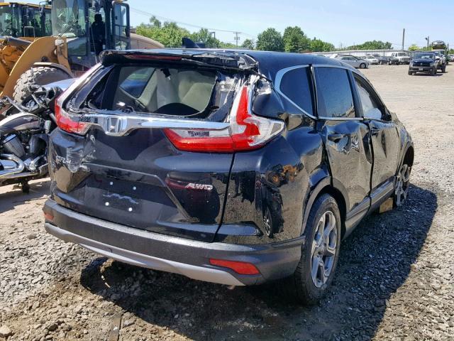 5J6RW2H80KL012091 - 2019 HONDA CR-V EXL BLACK photo 4