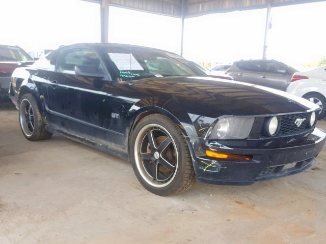 1ZVHT82H365154867 - 2006 FORD MUSTANG GT BLACK photo 1