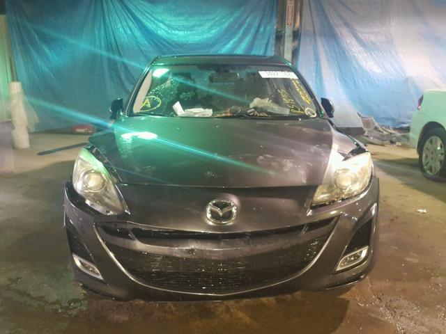 JM1BL1S59A1144284 - 2010 MAZDA 3 S GRAY photo 9