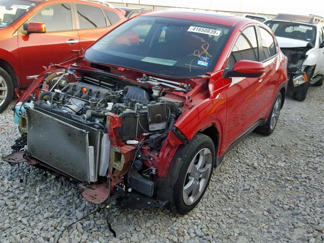 3CZRU5H59GM753603 - 2016 HONDA HR-V EX RED photo 2