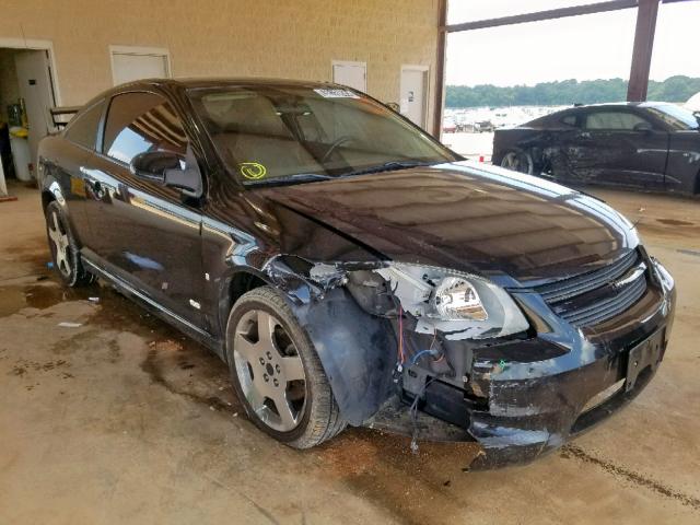 1G1AM18B577341859 - 2007 CHEVROLET COBALT SS BLACK photo 1