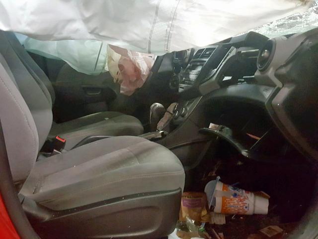 1G1JA5SH4E4131877 - 2014 CHEVROLET SONIC LS RED photo 5