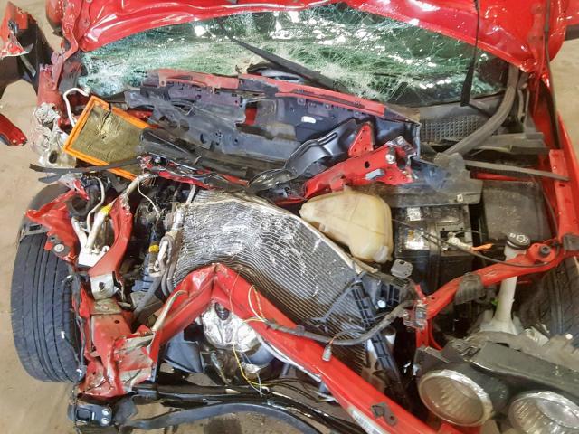 1G1JA5SH4E4131877 - 2014 CHEVROLET SONIC LS RED photo 7