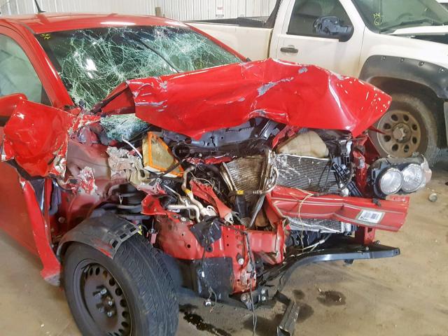 1G1JA5SH4E4131877 - 2014 CHEVROLET SONIC LS RED photo 9