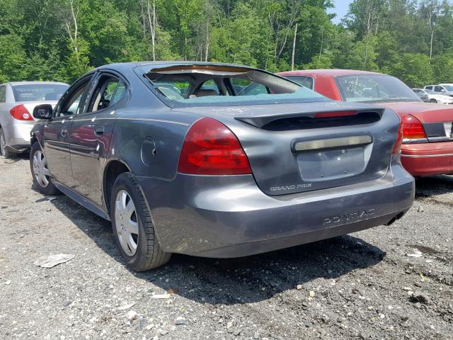 2G2WP522051165032 - 2005 PONTIAC GRAND PRIX GRAY photo 3