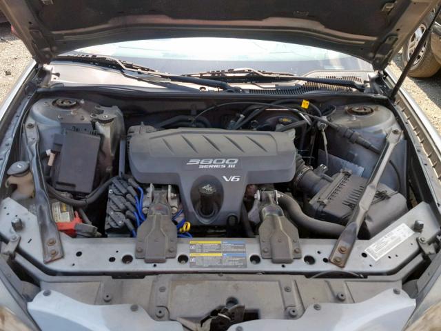 2G2WP522051165032 - 2005 PONTIAC GRAND PRIX GRAY photo 7