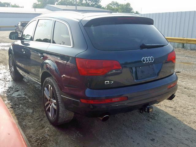 WA1AV94L37D023154 - 2007 AUDI Q7 4.2 QUA BLUE photo 3