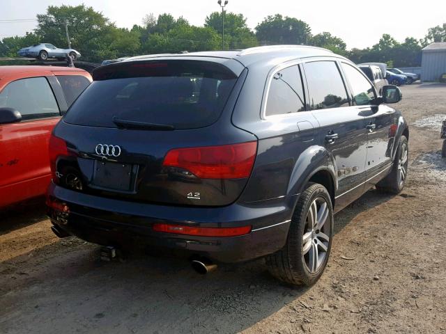 WA1AV94L37D023154 - 2007 AUDI Q7 4.2 QUA BLUE photo 4