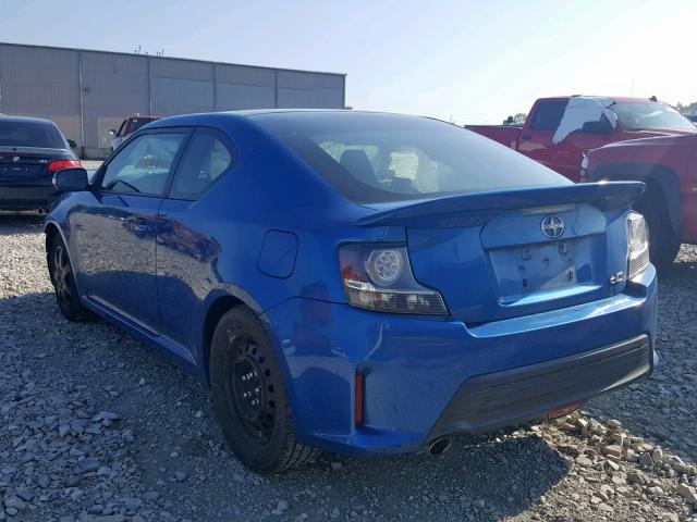 JTKJF5C74E3078014 - 2014 TOYOTA SCION TC ლურჯი ფოტო 3