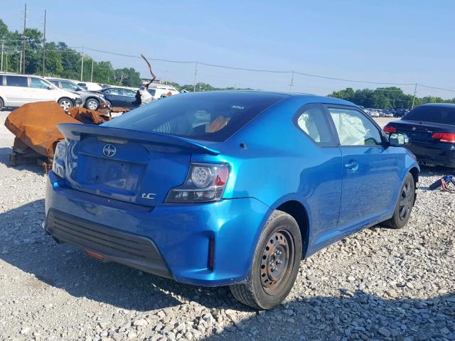 JTKJF5C74E3078014 - 2014 TOYOTA SCION TC ლურჯი ფოტო 4