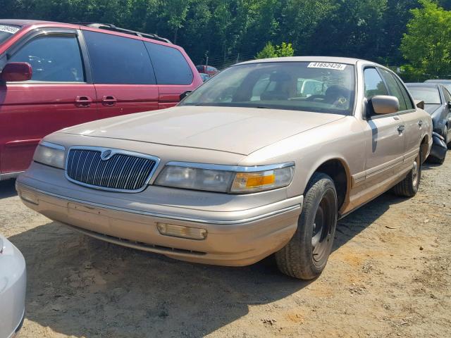 2MELM75W6VX667217 - 1997 MERCURY GRAND MARQ BEIGE photo 2